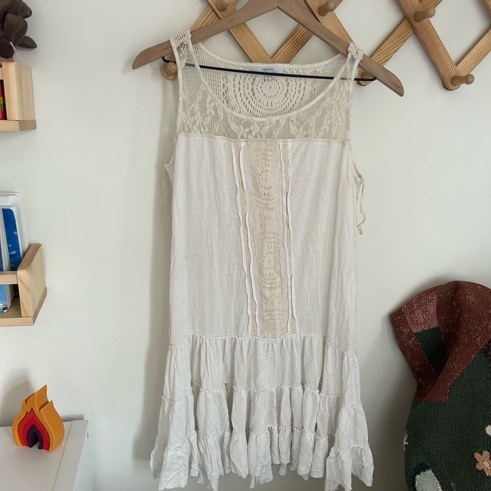 White lacy dress